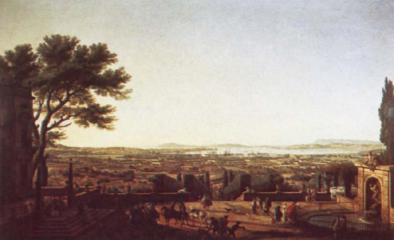 VERNET, Claude-Joseph The City and Harbour of Toulon Sweden oil painting art